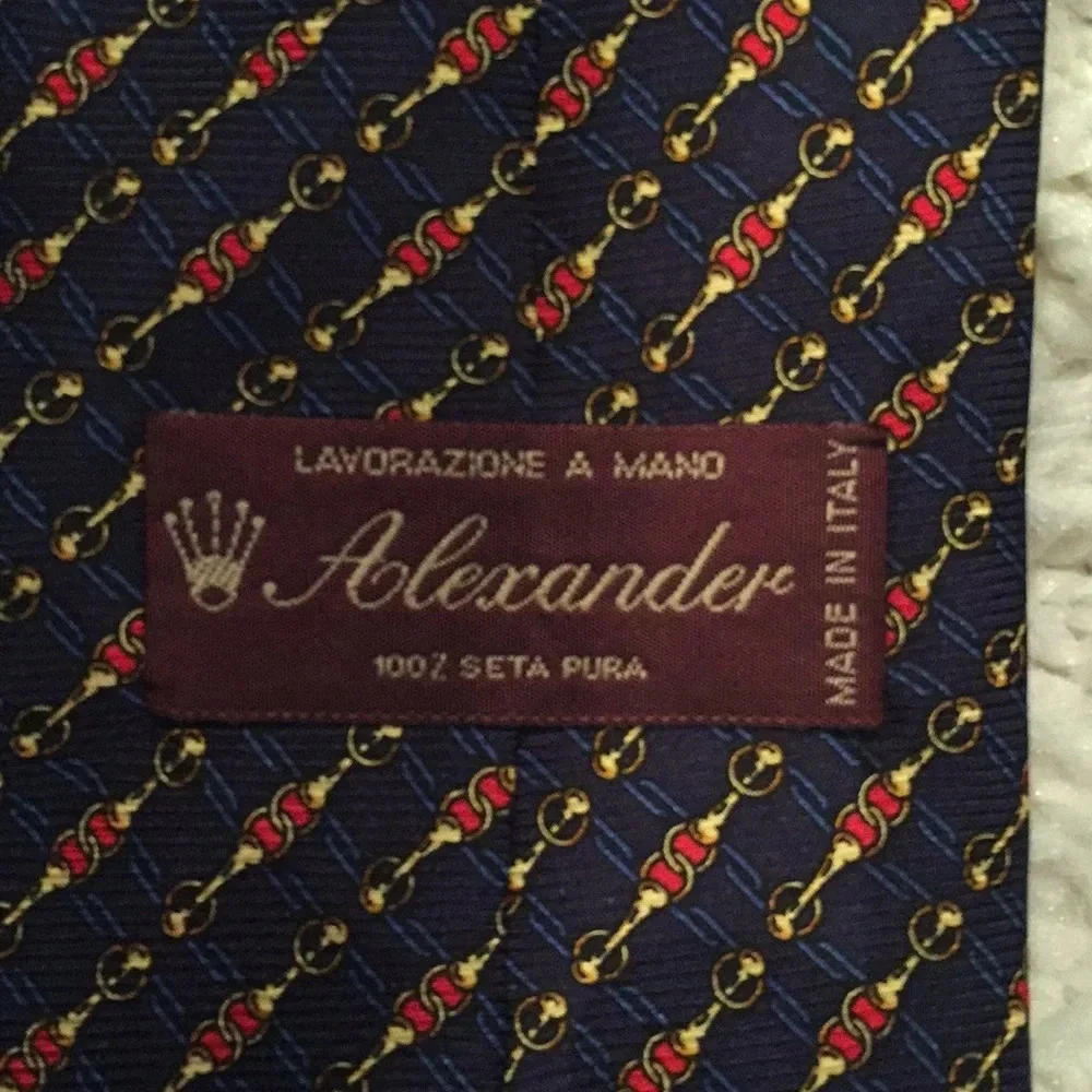 ❌SOLD❌100% silk handmade in Italy tie - Picture 3 of 3